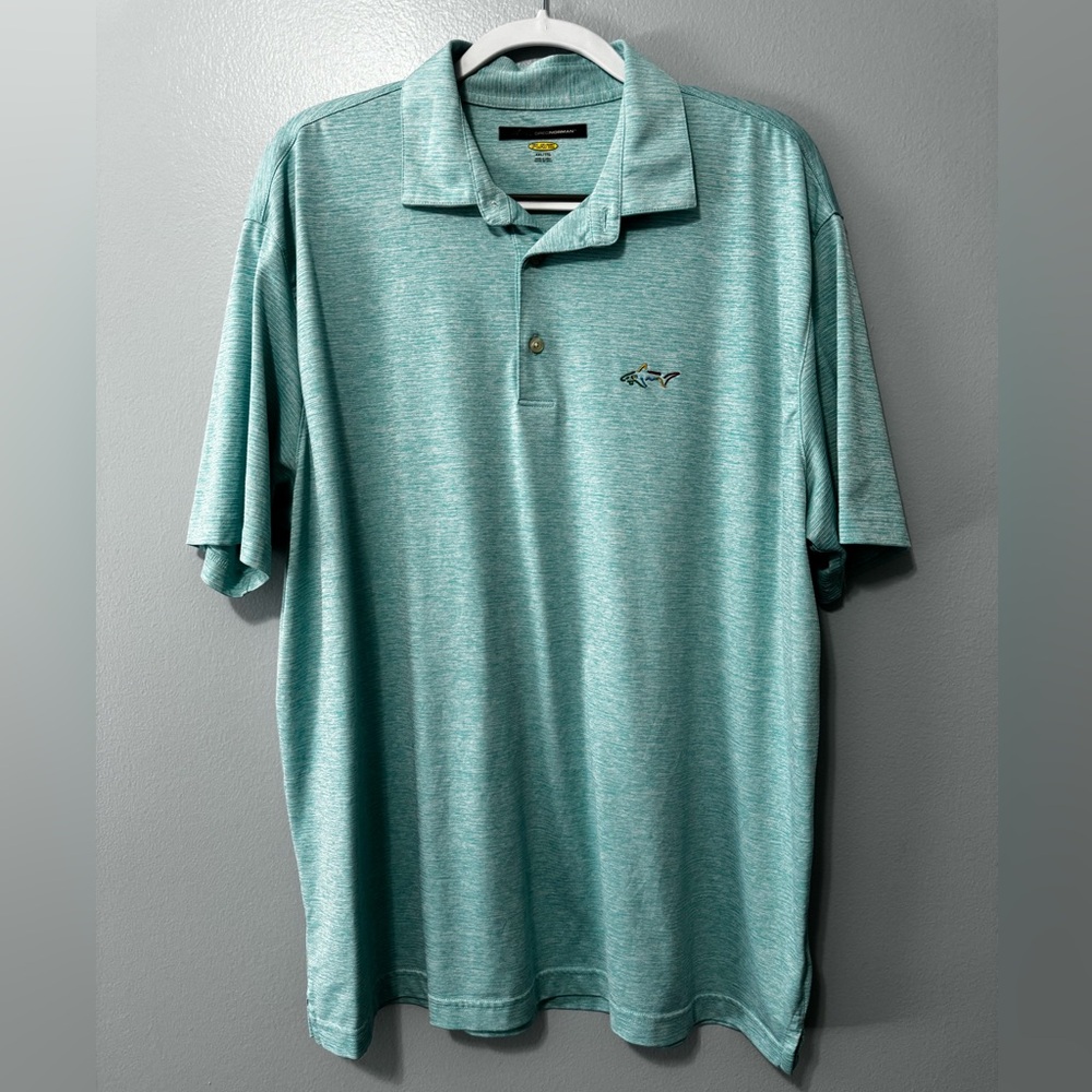 Greg Norman Blue/Teal Polo XXL